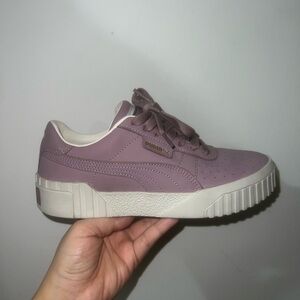 Puma Cali purple sneakers
